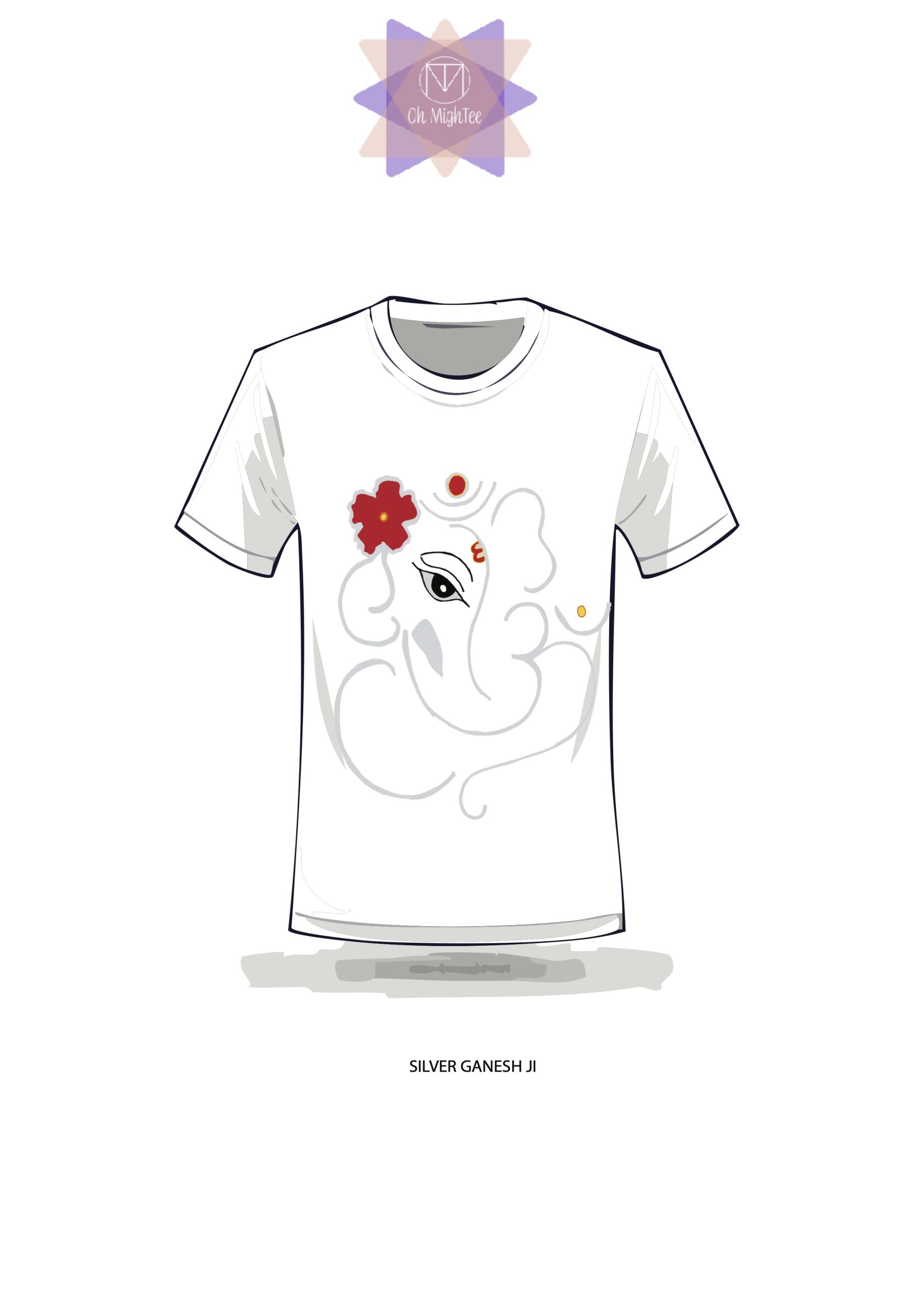 This vibrant t-shirt features the phrase “Lord Ganesha” - Image 5