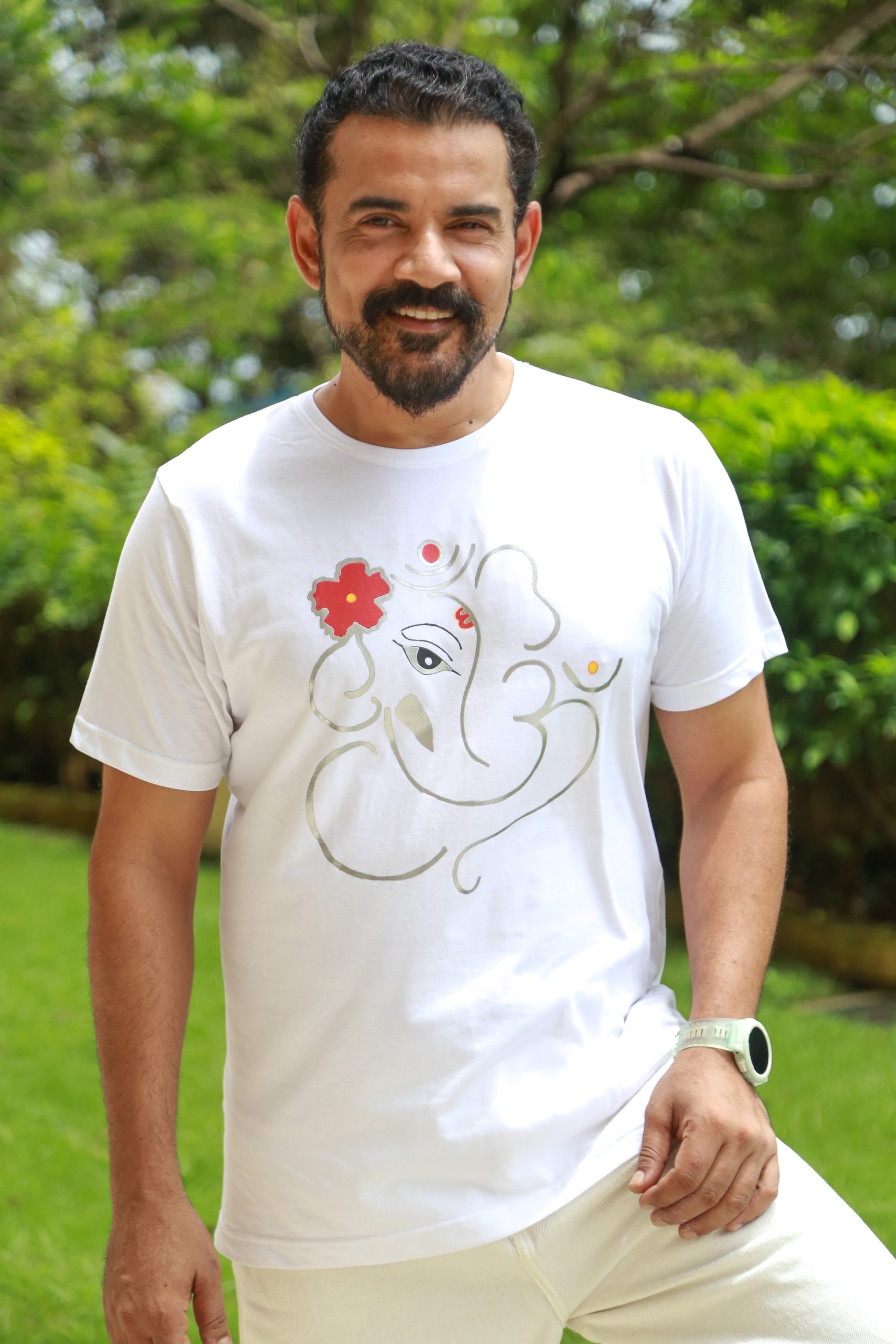 This vibrant t-shirt features the phrase “Lord Ganesha” - Image 2
